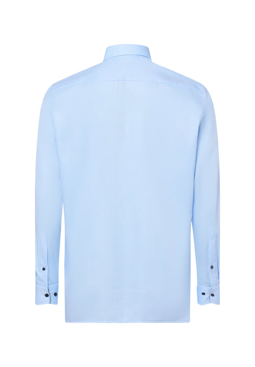 OLYMP Hemd - Hellblau / Weiss
